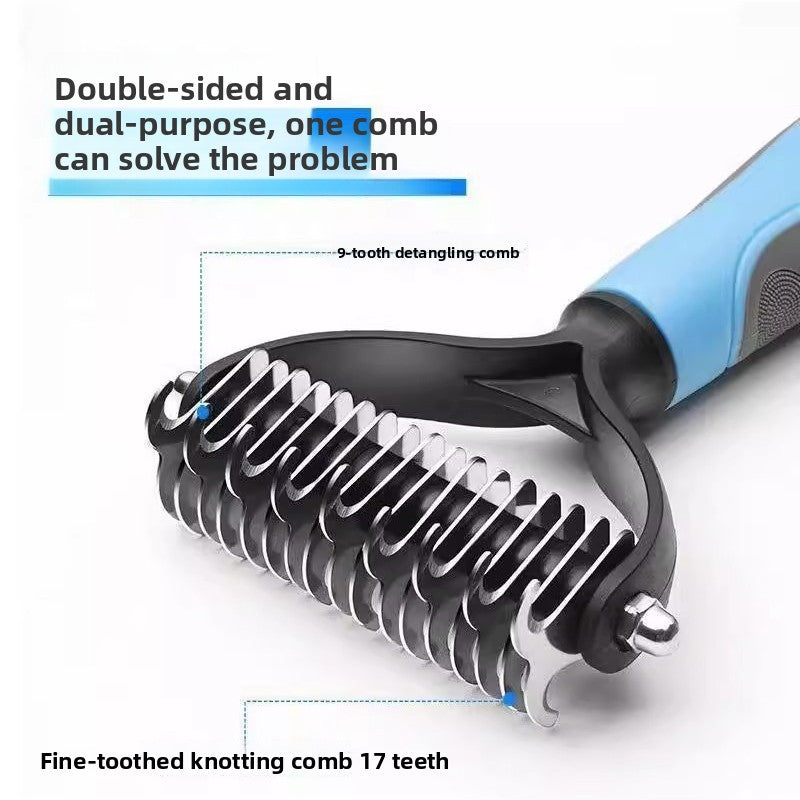 Dual-Sided Pet Comb