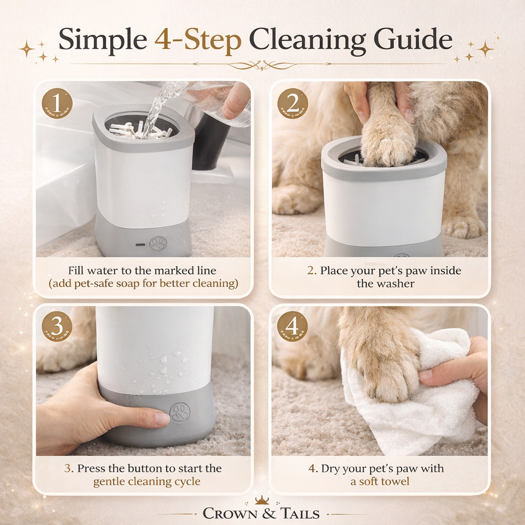 No More Muddy Paw Smart Electric Paw Cleaner